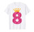Happy Birthday Shirt  Girls 8th Party 8 Years Old Bday
