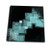 3dRose db-111211-1 Turquoise Squares Stitched and Digital Abstract Art Drawing Book  8 by 8