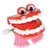 Rhode Island Novelty Chatteng Chomping Wind Up Toy Walking Teeth with Eyes Two Included
