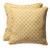 Pillow Perfect Decorative Geometric Square Toss Pillows 18-1/2"L x 18-1/2"W x 5" D Yellow/White