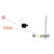 Tycoon Percussion Rattle Clap Mounting Bracket - Black