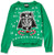 Star Wars Girls Ugly Christmas Sweater  Vader-Green  Large -10-12-