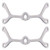 2Packs Fabric Frame Compatible with Wisp Nasal Mask  Replacement Fabric Frame for Universal Size Nasal Cushions