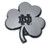 Elektroplate University of Notre Dame -Shamrock- Emblem