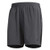 adidas Mens Own The Run Shorts  Grey-Black  Medium