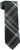 Calvin Klein Mens Plaid Tie  Black  Regular