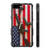 407Case Compatible with iPhone 7 Plus- and iPhone 8 Plus- US Flag Constitution Gun Rights 2nd Amendment Hyper Shock Protective Rubber TPU Phone Case -iP