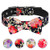 Vaburs Dog Collar and Pet Bowtie Collar  Fancy Dog Collar with Bowtie for Small Medium and Large Dogs Adjustable-L-Black-