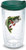 Tervis 1139177 Bass Tumbler with Emblem and Hunter Green Lid 16oz, Clear