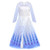 ocarseii Girls Cute Dress Princess Costume Girls Fancy Party Dress Up Blue 110