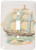 3dRose lsp-104620-1 Vintage Brig Boat Ship Nautical Vignette Illustration Single Toggle Switch  Multicolor