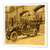 3dRose ht-16227-1 Vintage Fire Engine with Company-Iron on Heat Transfer for White Material  8 by 8-Inch