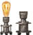 Vintage Industrial Table Lamp Base for E26 Edison Bulb  Steampunk Antique Accent Lights  Retro Desk lamp Decoration Bedside for Living Room Bedroom Co