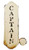 Nautical Tropical Imports Captain Door Knocker Cast Iron with Distressed Cream Finish