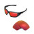 Walleva Replacement Lenses For Oakley Scalpel Sunglasses - Multiple options available -Fire Red Mirror Coated - Polarized-