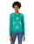 Hanes Womens Ugly Christmas Sweatshirt  Emerald Night  X Large