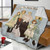 Imaoquhu Colored The Ingalls Family in The Little House On The Prairie Boutique Thin Blankets Soft Comfortable Plush Microfiber Flannel Blanket 60x50i