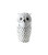 White Animal Bird Owl Statue Buho Home Bookshelf Decoration  Hand Crafted Owl Figurines For Home Living Room Kitchen Women Men Bedroom Office Desk Dec