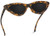 WearMe Pro - Retro Vintage Tinted Lens Cat Eye Sunglasses -Brown Tortoise Frame-Black Lens  51-