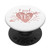 Bride Engagement Announcement I Said Yes Pink White Zx PopSockets Grip and Stand for Phones and Tablets