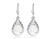 Wishing Tree 925 Sterling Silver Teardrop Filigree Dangle Earrings for Women  -Classical hook-