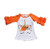 Baby Girls Halloween Long Sleeve Pumpkin Printed Ruffles T-Shirt Tops Clothes Outfits -2-3T  Orange-