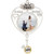 Were Engaged Christmas Ornament - Dated 2020 He Asked She Said Yes White Glitter Heart Shaped with Picture Opening - Add Wedding or Engagement Pict