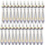 HDCRYSTALGIFTS Hanging 25pcs 55mm Chandelier Crystals Ornament Colorful Rainbow Maker Crystal Chandelier Prisms Icicle Drop Pendants
