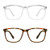 Blue Light Blocking Glasses Women-Men  PengSer Fashion Lightweight Frame Computer Eye Glasses Anti Eyestrain and UV Glare for Gaming and Reading  2-Pack -