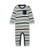 Hatley Baby Boys Mini Romper  Gray Stripe  9-12 Months