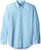 IZOD mens Button Down Long Sleeve Stretch Performance Solid -Discontinued- shirt  Algiers Blue  Small Slim US