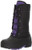 Kamik Girls Cady Snow Boot  Black-Purple  6 Medium US Big Kid