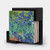 Monarque Ceramic Four Drink Coasters and Holder -Van Gogh Irises-