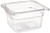 Crestware Polycarbonate Food Pan Sixth Size 4-Inch