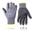 Golden Scute 6 Pairs Safety Work Gloves with Nitrile Coated Grip on Palm and Fingers  Seamless Knit  Touchscreen Technology -Extra Large-