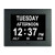 -Newest Version- 7 Inch Digital Day Calendar Clock Extra Large Non-Abbreviated Day Date 8 Alarm Reminders Dementia Clocks for Seniors Elderly Vision I