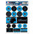 WinCraft MLB Miami Marlins Vinyl Sticker Sheet  5 x 7