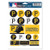 WinCraft MLB Pittsburgh Pirates Vinyl Sticker Sheet  5 x 7