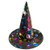 Halloween Costume Witch Hat Cosplay Wicked Witch Accessory-Black-