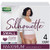 Depend Silhouette Incontinence Underwear for Women  Maximum Absorbency  Disposable  Small  Pink-Black-Teal-Berry  4 Count