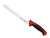 Mercer Culinary Millennia 8-Inch Offset Wavy Edge Bread Knife  Red