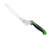 Mercer Culinary Millennia 9-Inch Offset Wavy Edge Bread Knife  Green
