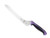 Mercer Culinary Millennia Bread Knife  9-Inch Offset Wavy Edge  Green