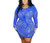 IyMoo Sexy Bodycon Dress for Women Plus Size - Long Sleeve Rhinestone Mesh See Through Party Club Mini Dress Clubwear Blue 4XL IyMoo Sexy Bodycon Dress for Women Plus Size - Long Sleeve Rhinestone Mesh See Through Party Club Mini Dress Clubwear Blue 4XL