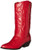 Soda Women Cowgirl Cowboy Western Stitched Boots Pointy Toe Knee High Reno-S -Reda  9-