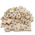 200PCS Scrabble Letters  DIY Making Scrabble Crossword Game Wood Scrabble Tiles