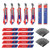 WORKPRO 5-Pack Snap-off Knife with 20PC Razor Sharp Blades and 18mm 100PC Replacement Blades