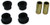 Nolathane REV028-0086 Black Control Arm Bushing -Lower Inner Front Front-