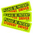 Yacoto 3 Pcs Student Driver Magnet for Car Safety Sign Vehicle Bumper Magnet - Car Reflective Vehicle Sign Sticker Bumper for New Driver
