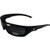 Birdz Eyewear Oriole-2 Padded Motorcycle Riding Sunglasses Black Frame Smoke Lens with Removable Foam Padding